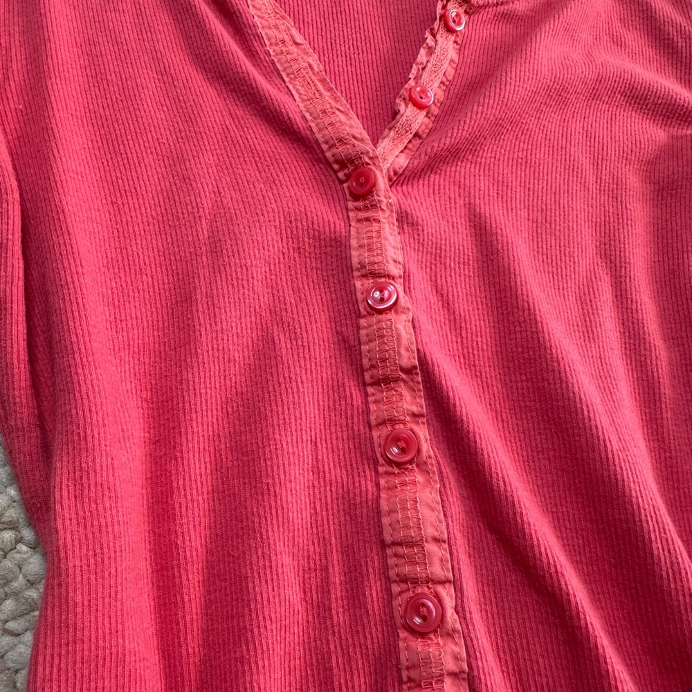 y2k aeropostale henley top size small - Picture 3 of 3